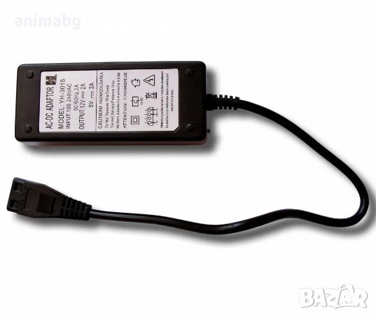 ANIMABG Захранване за хард диск HDD 12V 5V 2A за SATA или ATA стандарти