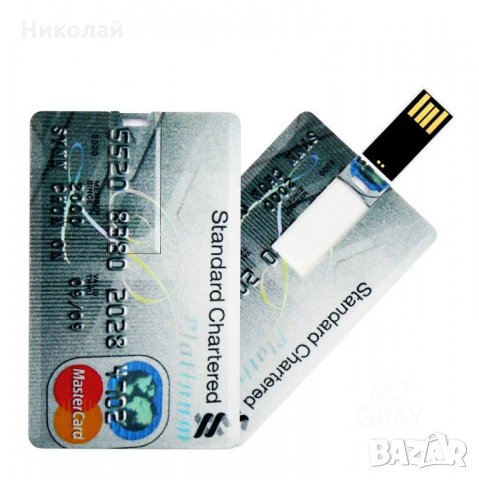 Флашка USB 32 гб Кредитна , дебитна карта MasterCard , флаш памет, снимка 2 - USB Flash памети - 26259013