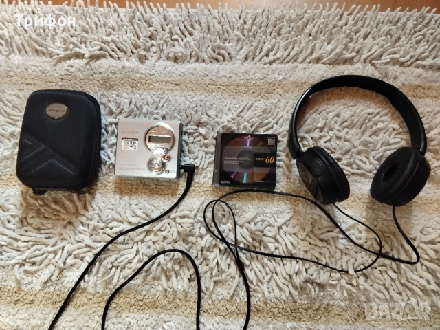 страхотен оригинален мини диск плеър Сони записващ, снимка 11 - Други - 51680686