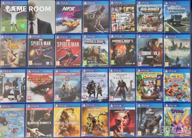 Gta5 Minecraft Mortal Fifa Nfs God of war Spiderman игри ps4-5 playstation4-5 пс4-5 плейстейшън4-5 