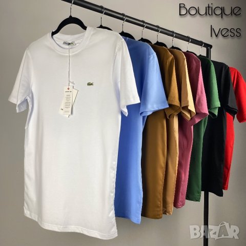 Lacoste мъжка тениска  8 цвята , снимка 2 - Тениски - 40370910