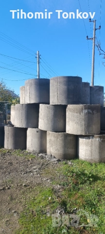 Бетонови пръстени за септични ями и герани(АРМИРАНИ), снимка 2 - Строителни материали - 52405831