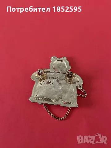 Брошка с малко и голямо мече, снимка 2 - Други - 48754670