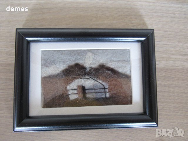  Традиционна картина от филц - Монголия, снимка 6 - Картини - 28906211