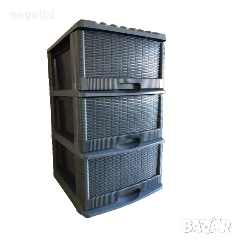 СИВ, БЯЛ, КАФЯВ Пластмасов шкаф!  Шкаф за спалня/Шкаф за кухня/Шкаф за тераса/Шкаф за общежитие