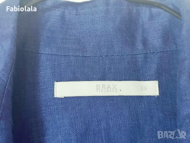 Brax linen blouse M, снимка 8 - Блузи с дълъг ръкав и пуловери - 48860345