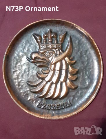 КАЧЕСТВЕНА МЕДНА ЧИНИЯ. КОЛЕКЦИЯ. ГЕРБ. , снимка 1