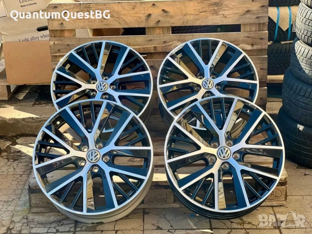 5х112 19 Цола Оригинални Джанти VW Golf 7 TwinSpoke GTI GTD 5x112 чисто нови, снимка 2 - Гуми и джанти - 52922790