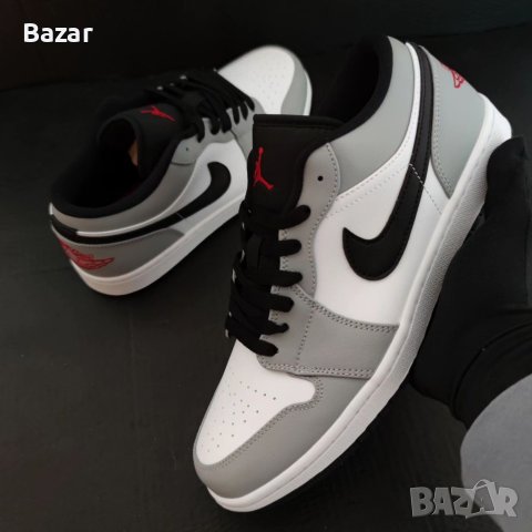 Nike Air Jordan 1 Low Smokey Grey Нови Оригинални Обувки Маратонки Размер 43 Номер 27.5см Стелка , снимка 2 - Маратонки - 40429872
