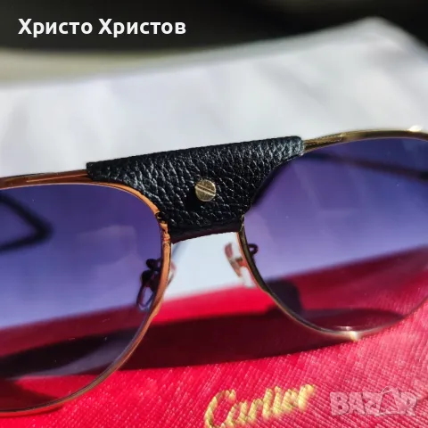Мъжки луксозни слънчеви очила Cartier CT0036S Made in France , снимка 11 - Слънчеви и диоптрични очила - 47350896