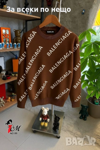 Balenciaga Мъжка Блуза С Дълъг Ръкав Баленсиага - 3 Налични Цвята Код SK55, снимка 4 - Блузи - 52474820