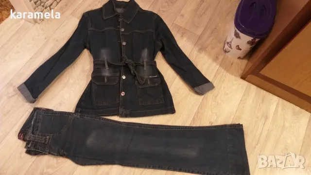 Xc,c дънков комплект до 156см., снимка 1