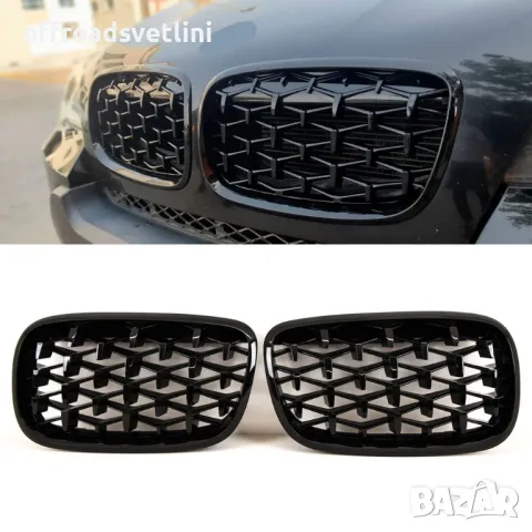 Бъбреци с Diamond style черен лак BMW серия X5 X6 E70 E71 2006, 2013