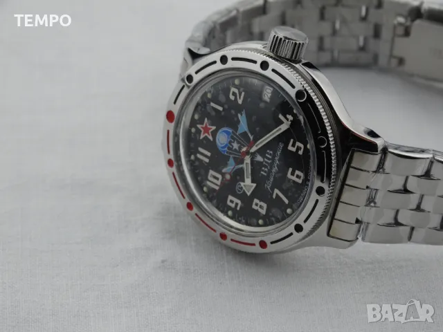 ВОСТОК АМФИБИЯ АВТОМАТИЧЕН-"Въздушно-Десантни Войски” ref: 420288, снимка 2 - Мъжки - 48080433