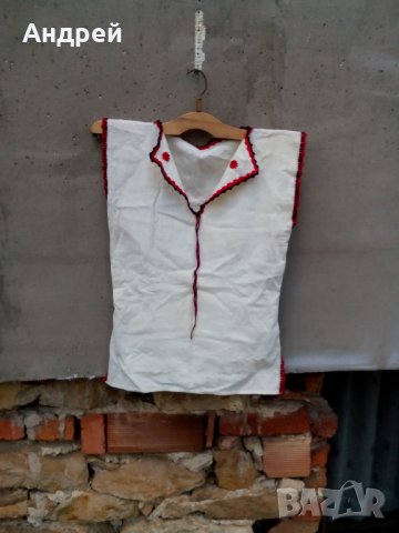 Стара детска етно риза #3, снимка 1 - Антикварни и старинни предмети - 26284413