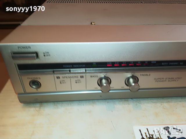 AIWA AMPLIFIER 2X50W-MADE IN JAPAN 1810221355, снимка 8 - Ресийвъри, усилватели, смесителни пултове - 38369673