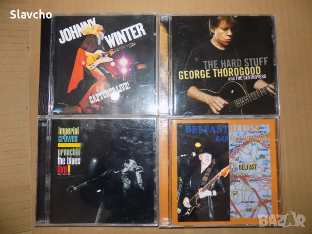 Компакт дискове на-Johnny Winter/George Thorogood & The Destroyers/Imperial Crowns/Rab McCullough