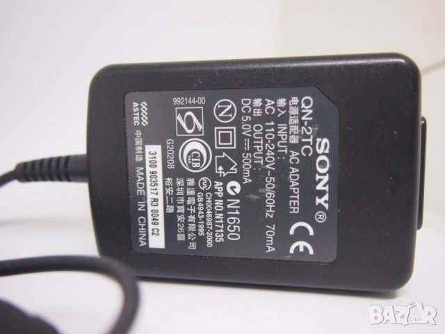 Оригинално зарядно-адаптер Sony QN-2TC, снимка 3 - Оригинални зарядни - 37563799