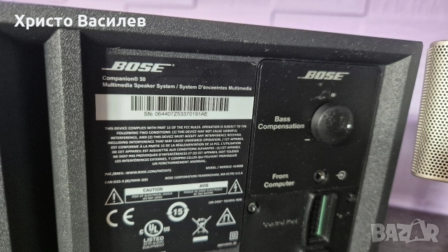 Bose companion 50, снимка 4 - Аудиосистеми - 53581213
