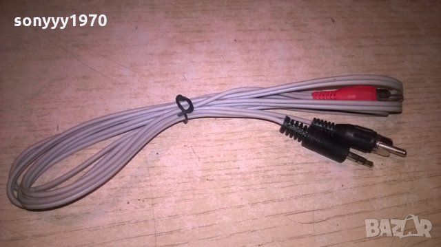 чинч/жак 3.5мм-стерео кабел-1.55м-внос швеицария, снимка 2 - Други - 26556234