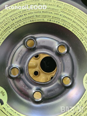 Резевна гума за VW EOS,JETTA,GOLF... 5x112 T125/70/R16, снимка 3 - Гуми и джанти - 37157626