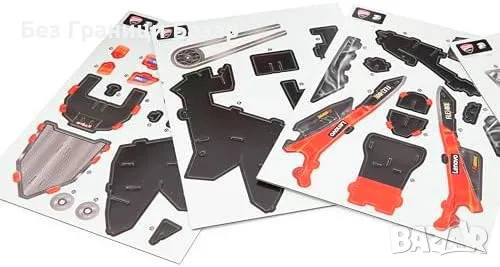 Нов Официален Ducati моторен пъзел 3D – лесен монтаж, без инструменти, снимка 6 - Игри и пъзели - 49647106