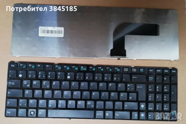 Перфектна клавиатура за Asus X53 X53S K53 UL50 K53S X55 N71 Z5 G73 X61 X54 NSK-UGJ01 и др.
