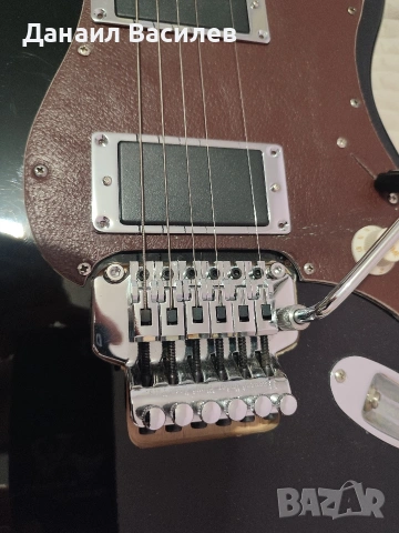 Електрическа китара Tenson с Floyd Rose – отлично състояние, снимка 3 - Китари - 53435013