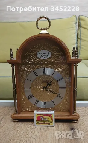 часовник настолен работи за колекционери , снимка 11 - Антикварни и старинни предмети - 48605627