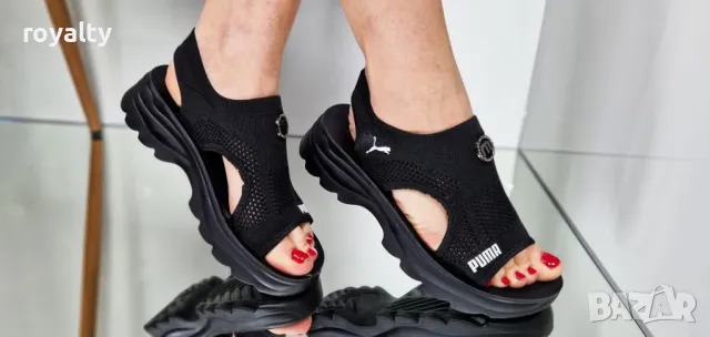 Puma черни дамски сандали , снимка 7 - Сандали - 50394300