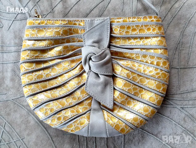 Braccialini винтидж чанта от естествена кожа налична, снимка 3 - Чанти - 50159341