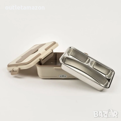 Електрическа затопляща кутия за храна Girmi SC03, 50-60W, 1л, 230V, дръжка за носене,, снимка 2 - Кутии за храна - 53346305