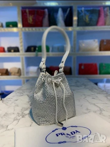 чанти с камъни prada , снимка 5 - Чанти - 51065630