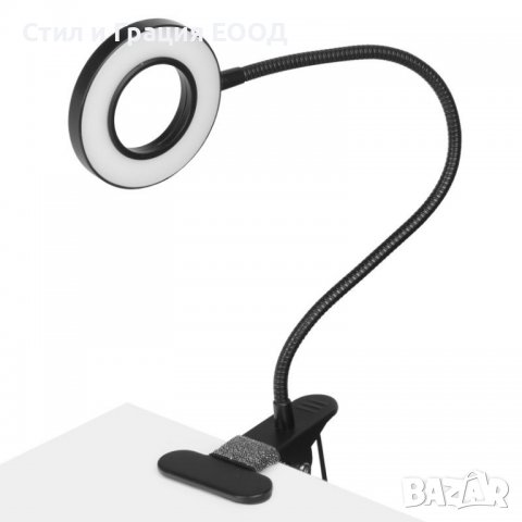 Лампа LED Black Shake Ring - настолна - черна, снимка 4 - Друго оборудване - 38063664