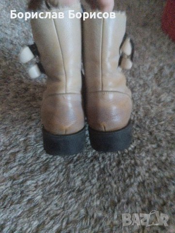 Боти Ponki №34, естествена кожа, снимка 6 - Детски обувки - 43059321