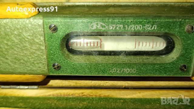 Машинен нивелир за струг, линеен нивелир KINEX 5727.1/200-62/1, снимка 4 - Други машини и части - 53360517