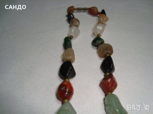 Дизайнерски цветни висящи колиета - САЩ, снимка 4 - Колиета, медальони, синджири - 36905503