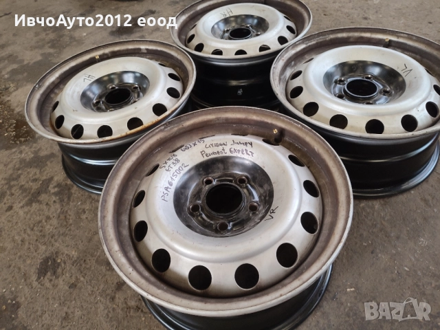 Метални джанти 15 Citroen jumpy Peugeot Expert , снимка 3 - Гуми и джанти - 52373589