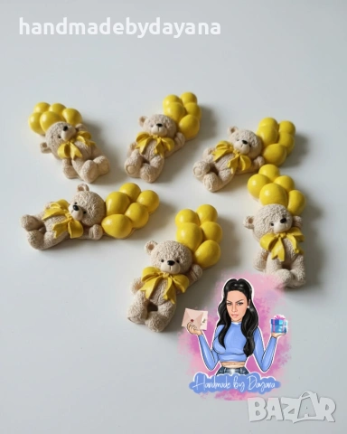 Подаръци за гости - мече с балони , снимка 6 - Други - 53584332