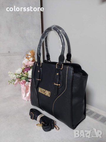 Черна чанта Moschino   код SG92, снимка 2 - Чанти - 35084530