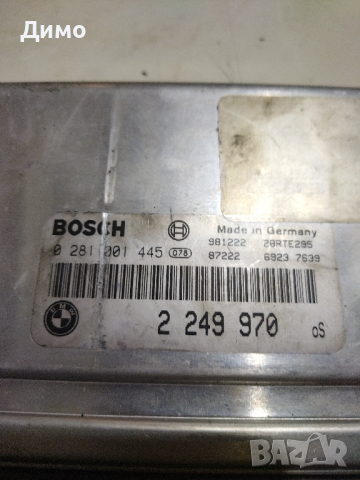 компютър двигател БМВ е46 320д, снимка 2 - Части - 44928065