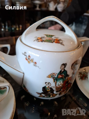 Ретро сервиз за чай Bohemia , снимка 5 - Сервизи - 53433817