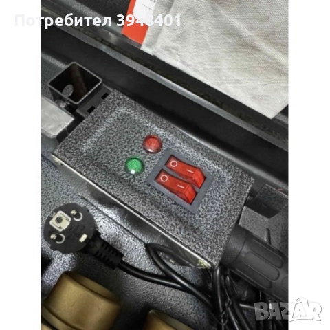 Лепачка в метален куфар 2500W, снимка 5 - Други инструменти - 52650161