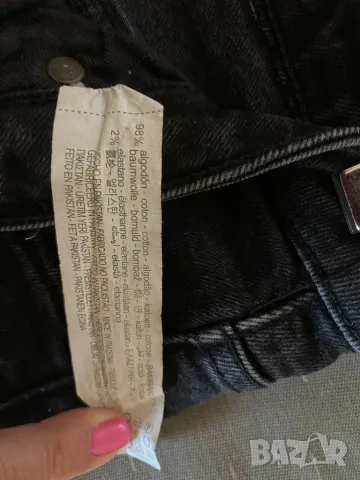 Тъмносиви дънки ZARA с цепки, снимка 10 - Дънки - 50437015
