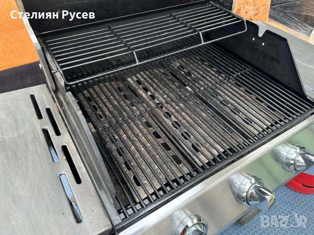 gas bbq Барбекю на газ GRILL CHEF, с 3 горелки Landmann газово барбекю  -цена 395 лв или 201.96евро , снимка 4 - Барбекюта - 52175303