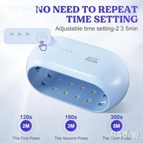 Нова UV Лампа за Смола - Двойна Настройка, 36 LED, За DIY Проекти, снимка 2 - Пана - 49265170
