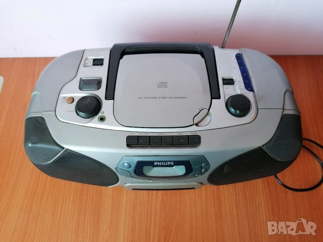 ТОП ОФЕРТА-Philips Boombox Az1202, снимка 5 - Радиокасетофони, транзистори - 51507748