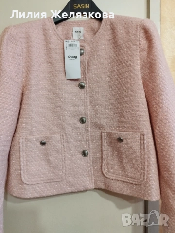 Ново сако,букле, светлорозов цвят