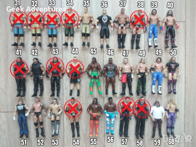 WWE Кеч Колекция - Екшън Фигурки, Аксесоари, Кечисти, Списания, Картички, снимка 3 - Колекции - 47660667