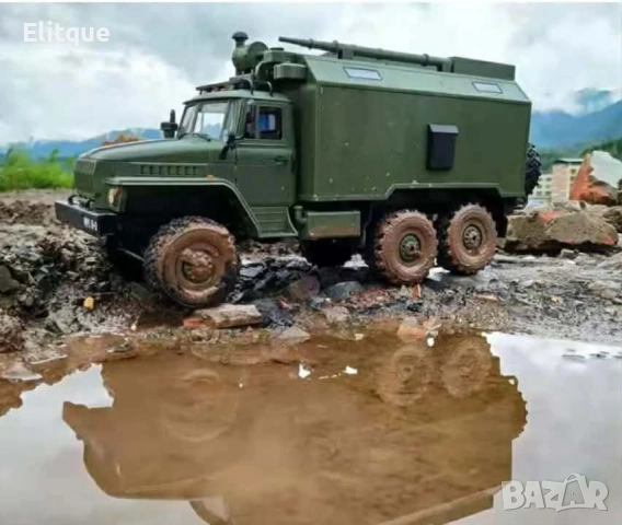 Детска количка тип руски военен камион модел NaughtyDragon с дистанционно TOYCAR8, снимка 9 - Коли, камиони, мотори, писти - 52856575